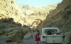 Assessing the climb of De Decker Canyon, before it was named that.